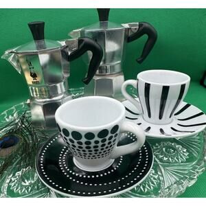 Bodum Demitasse Cups And Bialetti Moka Express Espresso Pots | Coffee Ritual